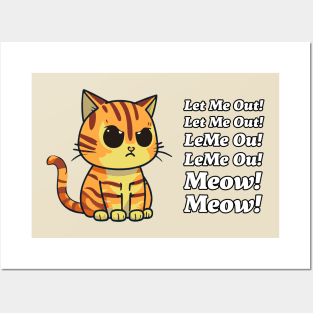 The Origin of Meow Posters and Art